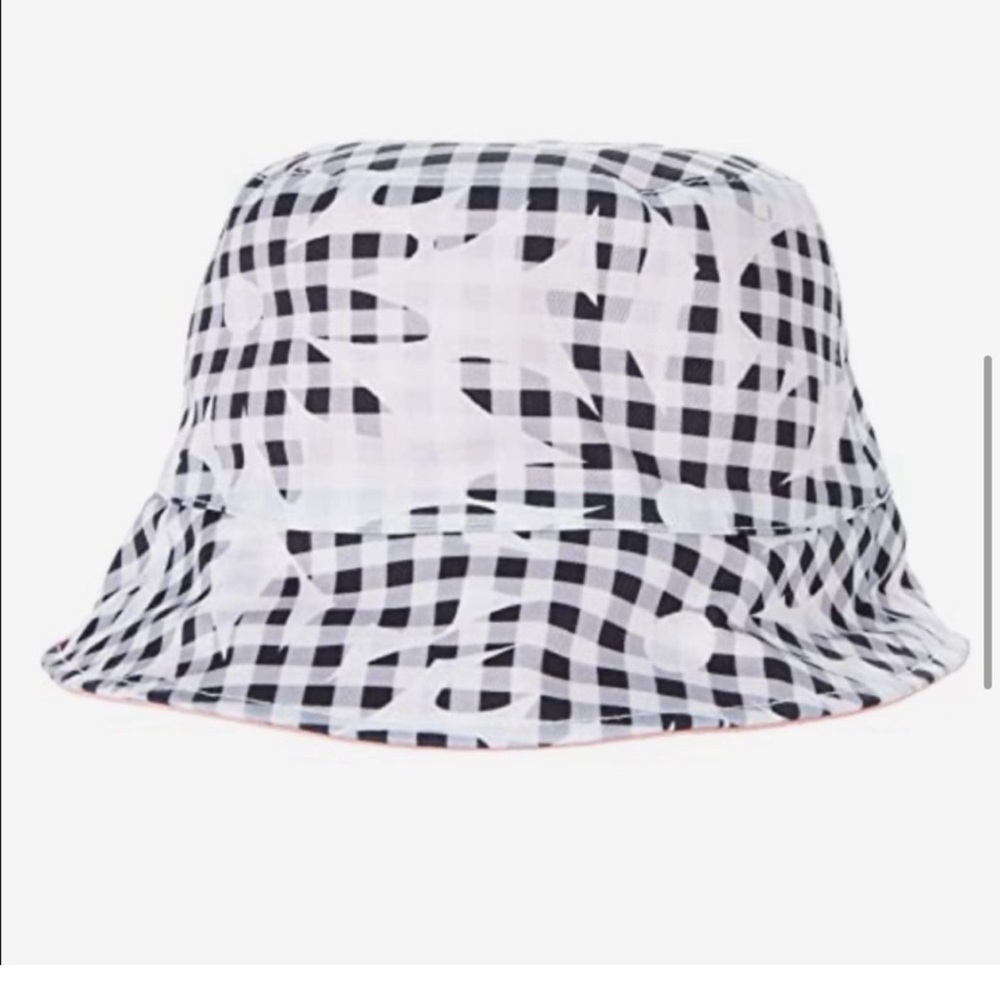 KATE SPADE NEW YORK Daisy Gingham Reversible Bucket Hat